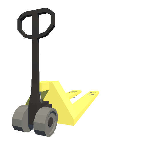 Pallet Jack Long Yellow_1